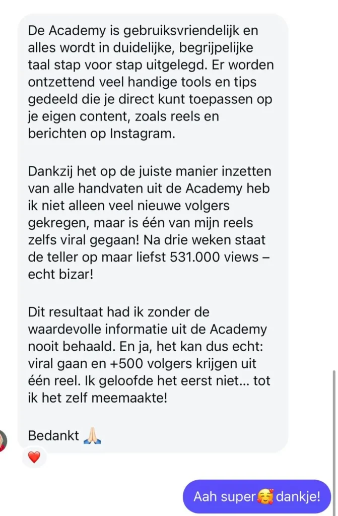 Review 12 - Instagram groei met strategie Review 12 - Instagram groei met strategie